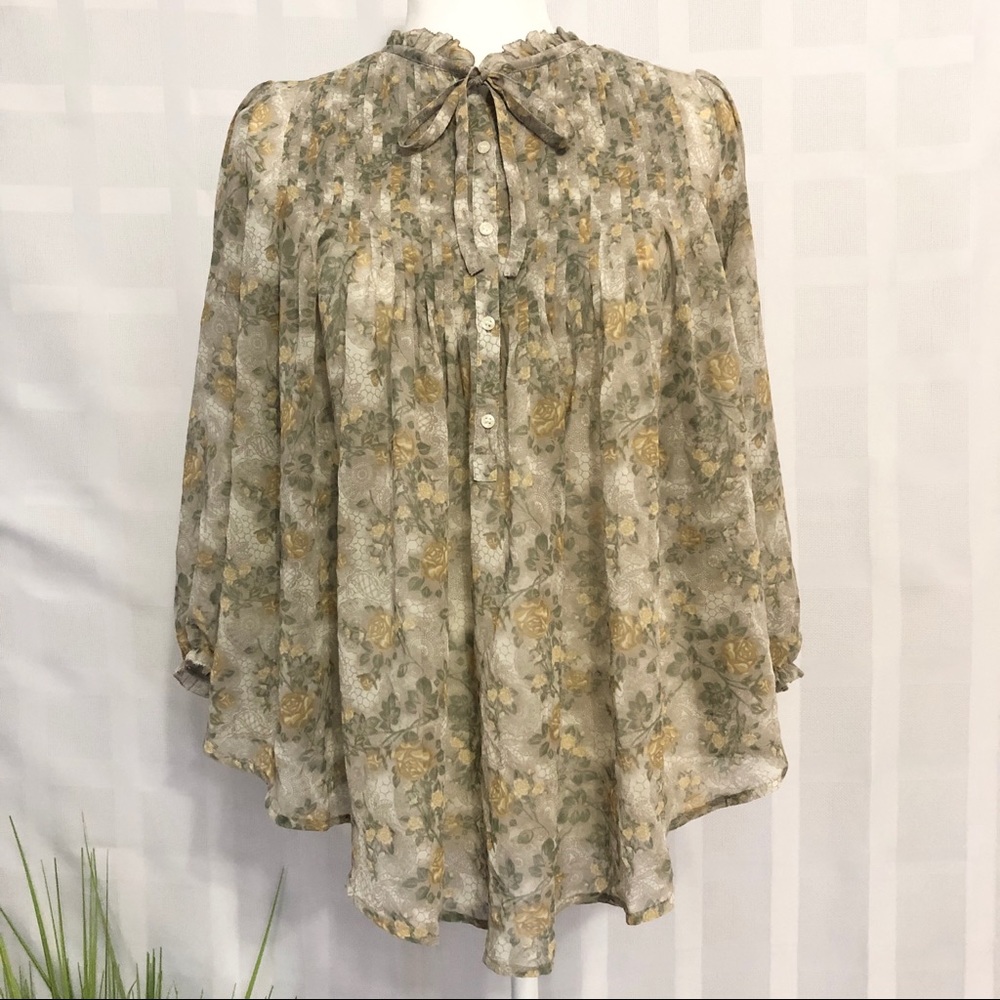 Susina Sheer Blouse